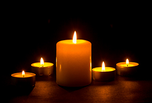 candle in memoriam
