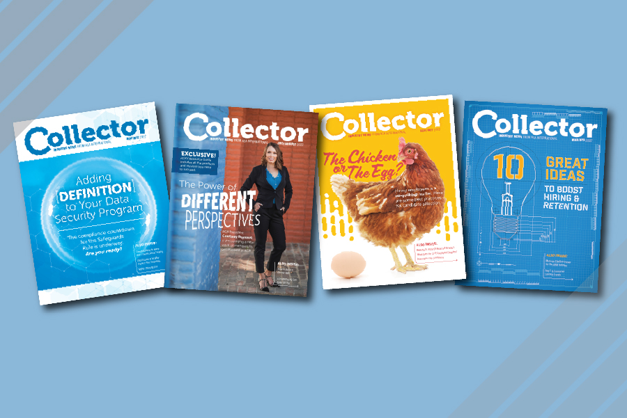 Collector magazine spread